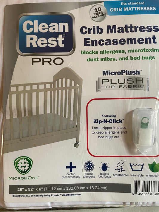 Baby's CRIB MATTRESS ENCASEMENT protection from Bed Bugs